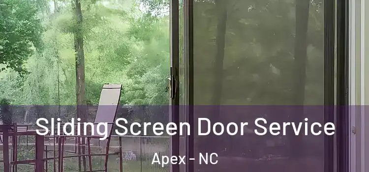 Sliding Screen Door Service Apex - NC
